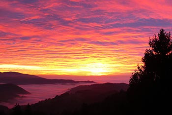 Herrlicher Sonnenuntergang