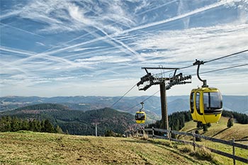 Seilbahnfahrt auf den Belchen