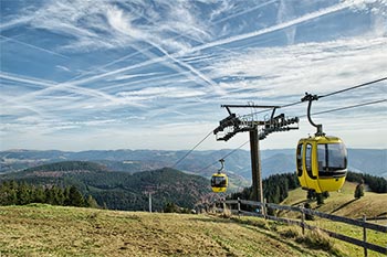 Seilbahnfahrt auf den Belchen